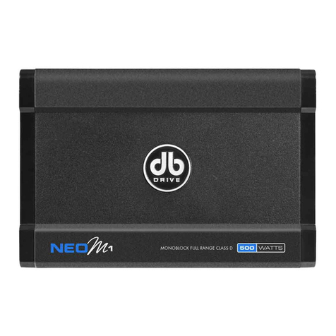 DB Drive NEO-M1 Operator's manual
