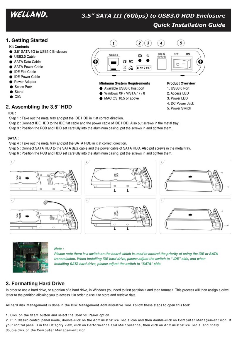 welland ME-700E User manual