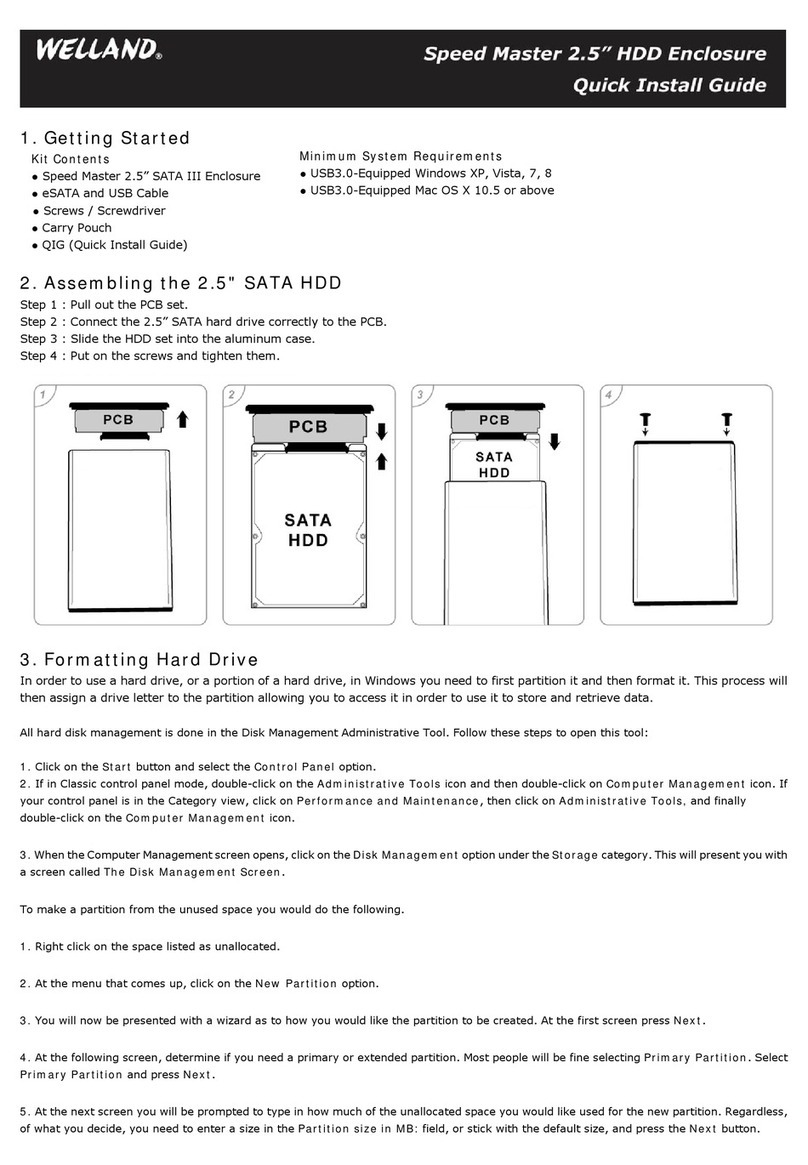 welland ME-949EE Quick install guide