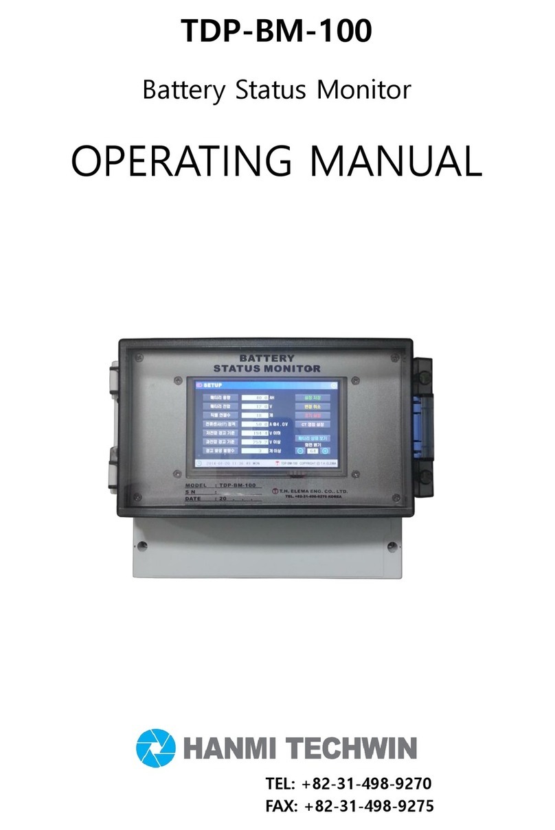HANMI TECHWIN TDP-BM-100 operating manual
