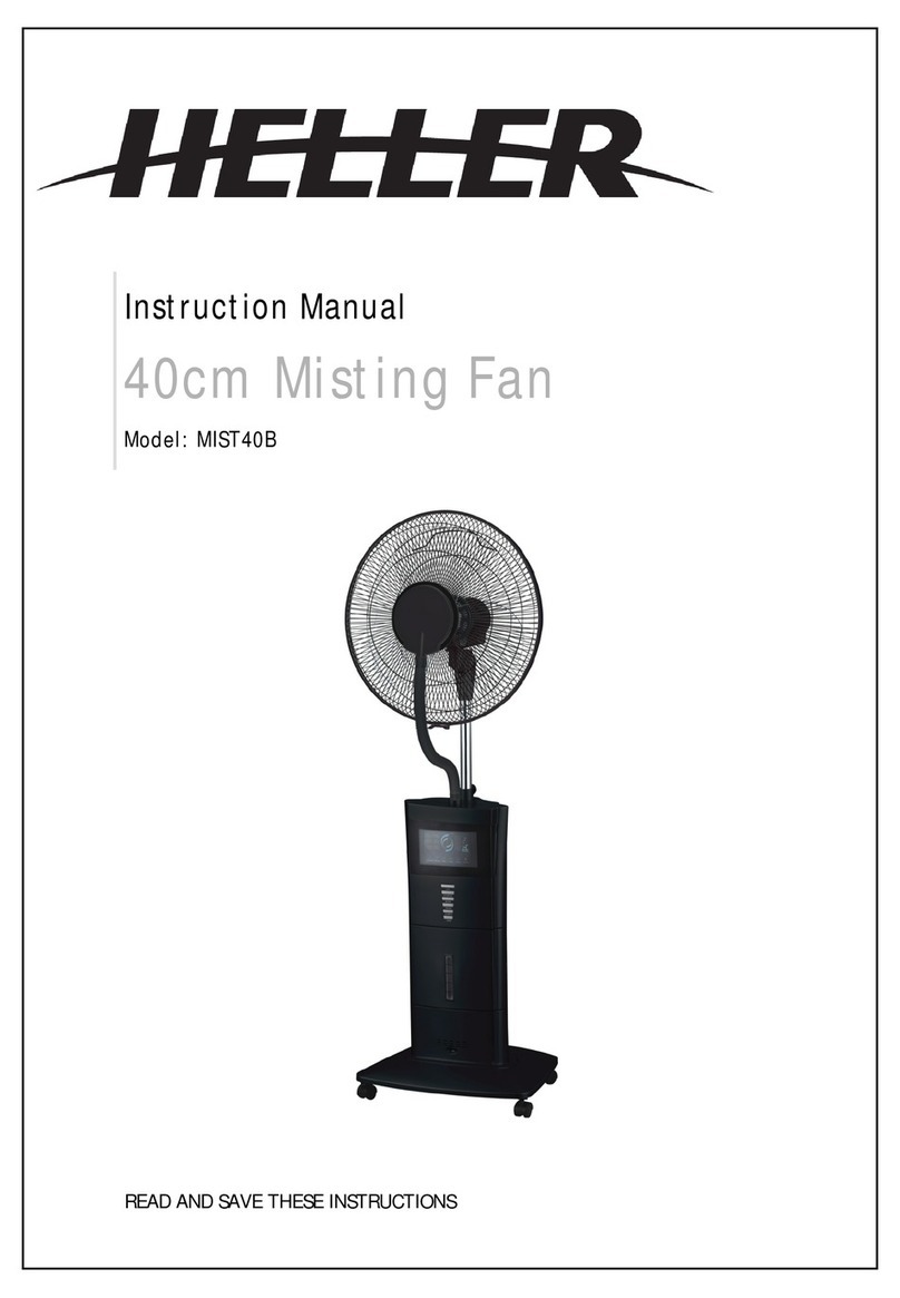 HELLER MIST40B User manual