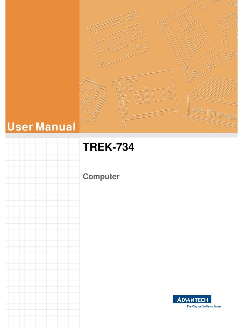 Advantech TREK-734 User manual