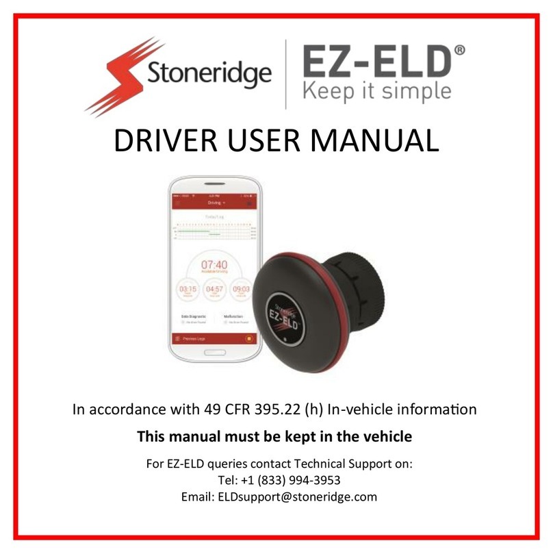 Stoneridge ELD1.0 Driver users manual