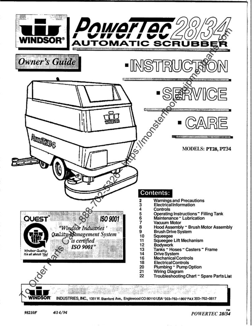 Windsor PowerTec 28 User manual Windsor PowerTec 28 User manual