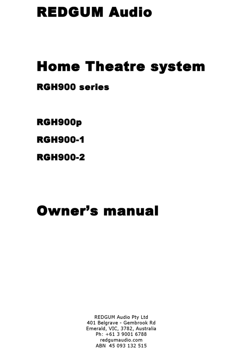 Redgum RGH900p owner's manual