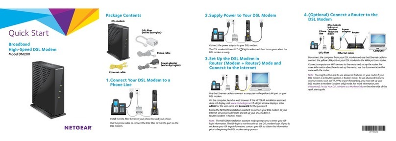 NETGEAR DM200 User manual
