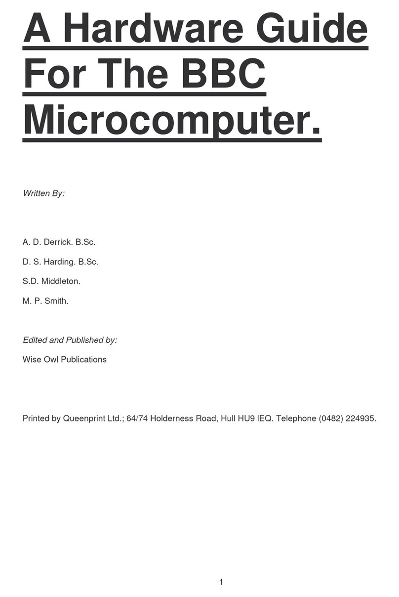 Acorn Computers Limited BBC A Hardware guide