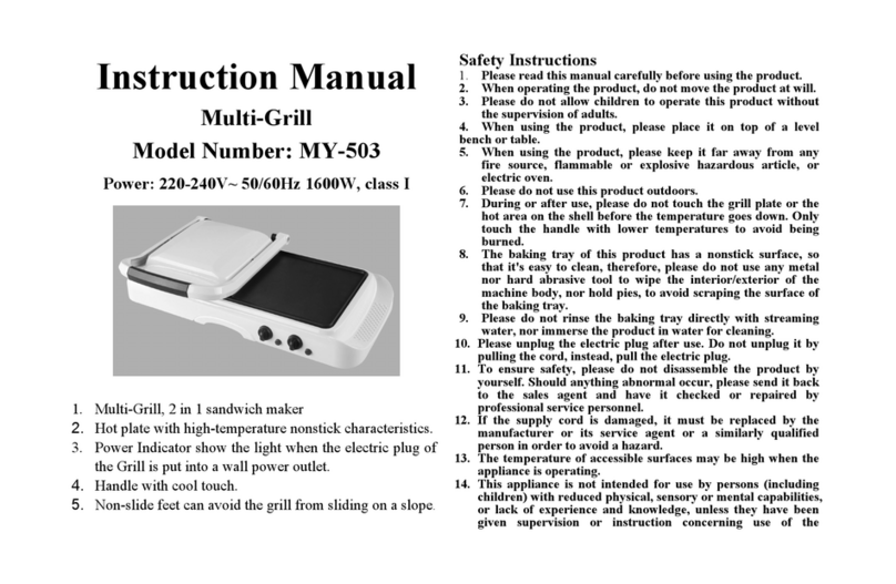 The Retro Family MY-503 instruction manual
