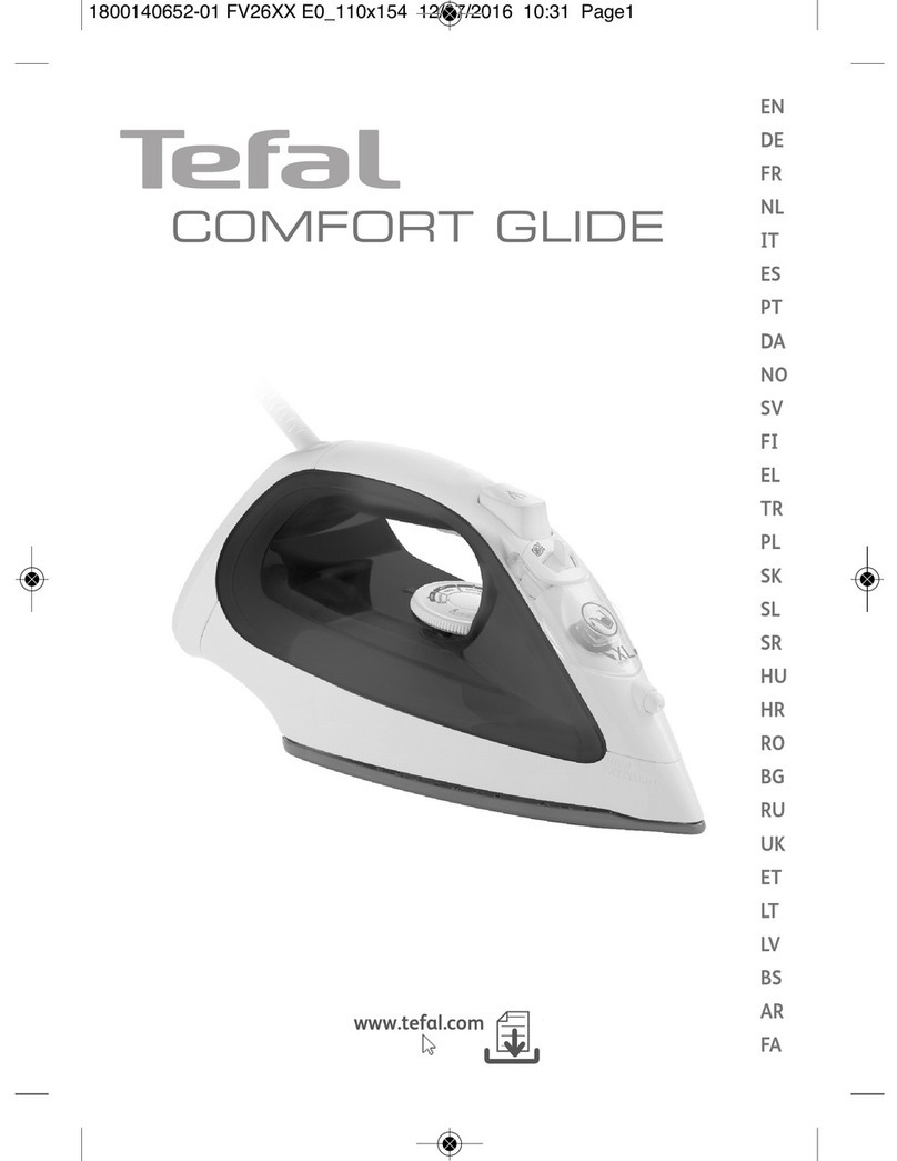 TEFAL FV2650 Comfort Glide User manual TEFAL FV2650 Comfort Glide User manual