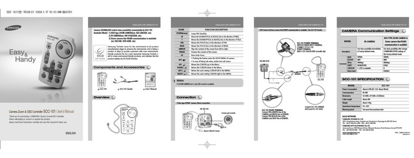 Samsung SCC-101 User manual