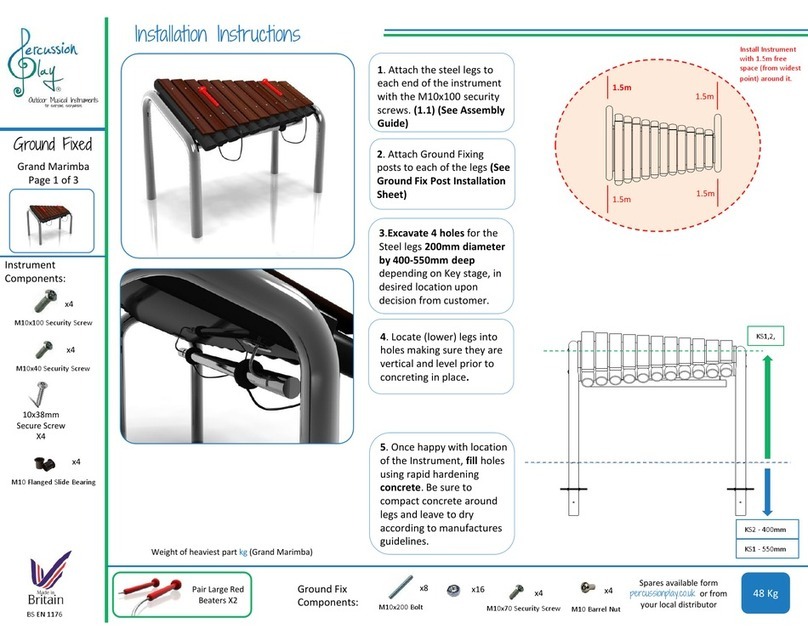 Percussion Play Grand Marimba installation instructions Percussion Play Grand Marimba installation instructions