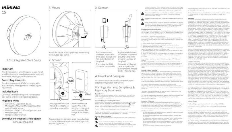 Mimosa C5 user manual