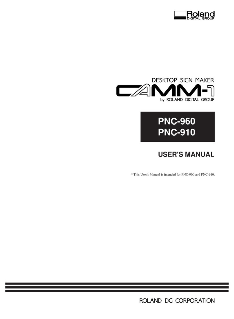 Roland Camm-1 CX-24/12 User manual