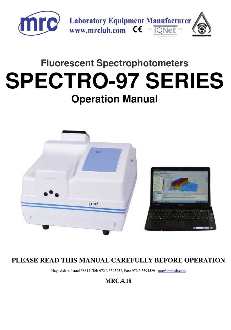 MRC Spectro-97 Series User manual