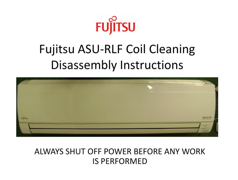 Fujitsu ASU-RLF Installation instructions Fujitsu ASU-RLF Installation instructions