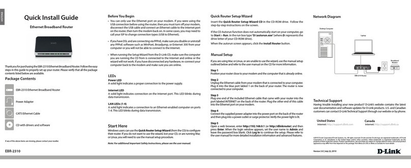 D-Link EBR-2310 - EN Broadband Router User manual D-Link EBR-2310 - EN Broadband Router User manual