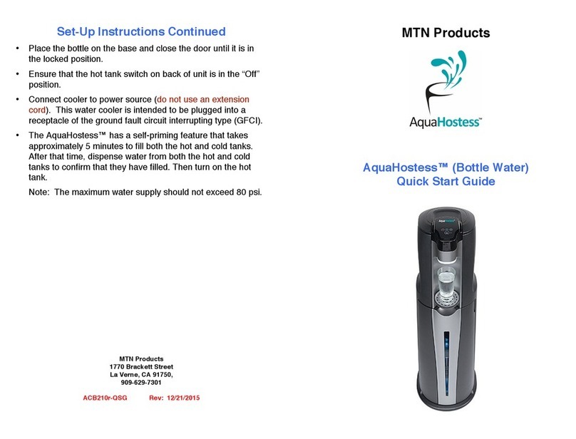 MTN Products AquaHostess quick start guide