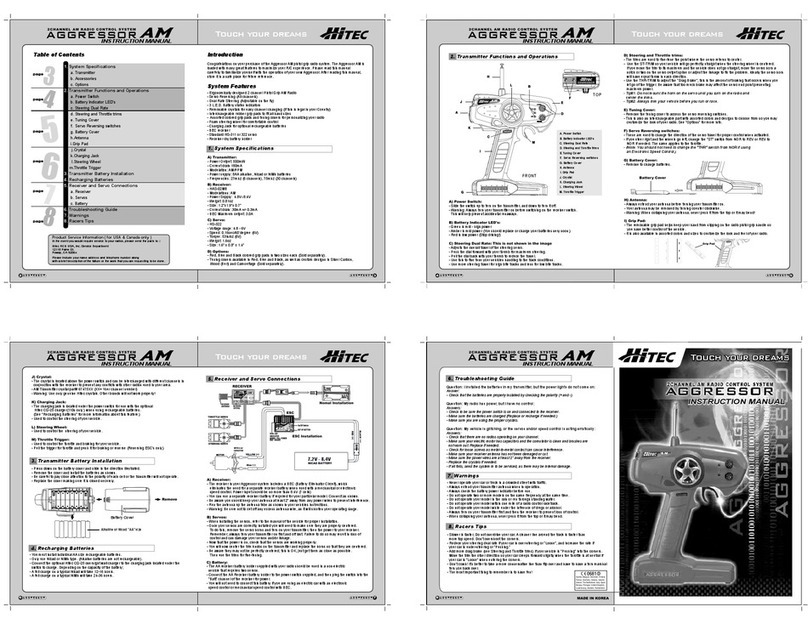 Hi-Tec AGGRESSOR AM instruction manual