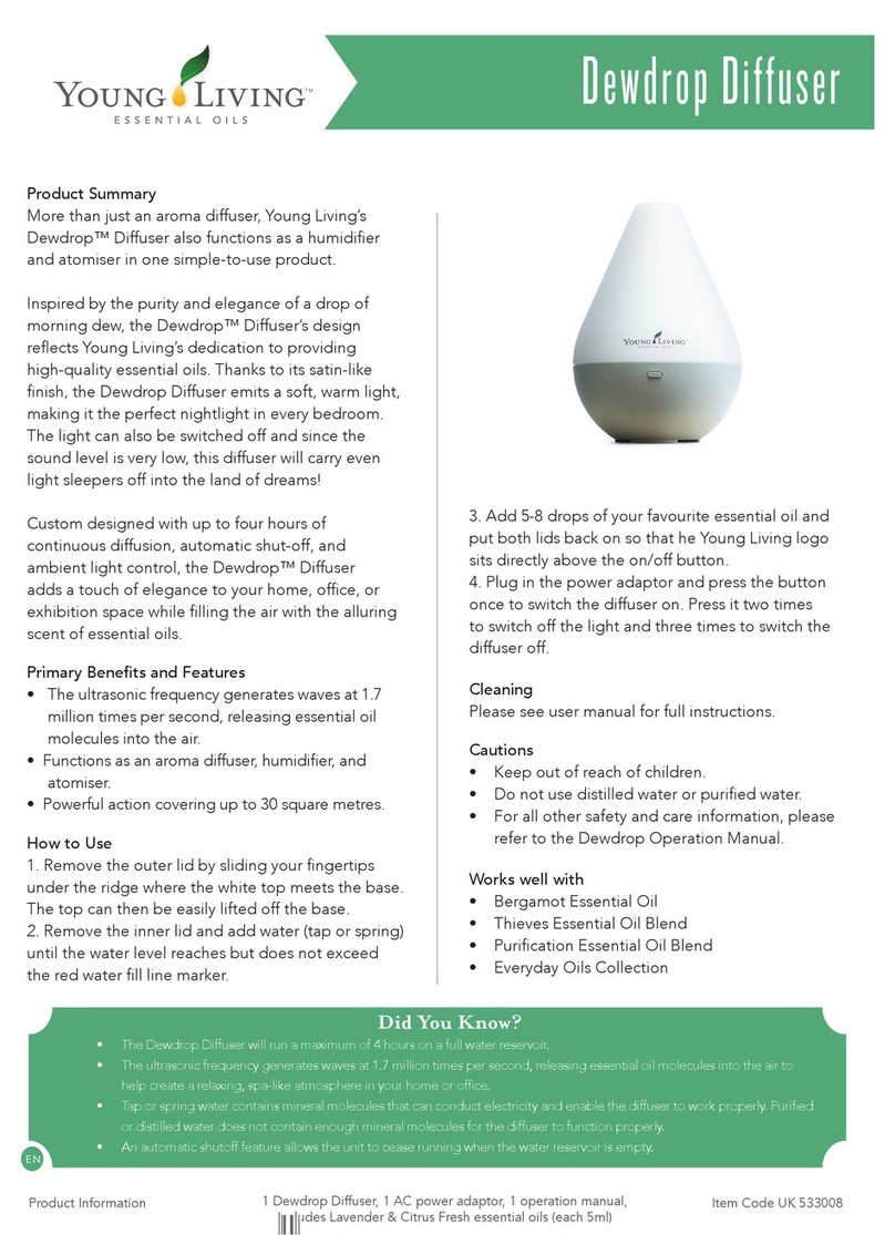 Young Living Dewdrop Diffuser User manual