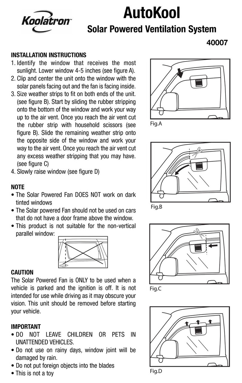 Koolatron AutoKool 40007 User manual