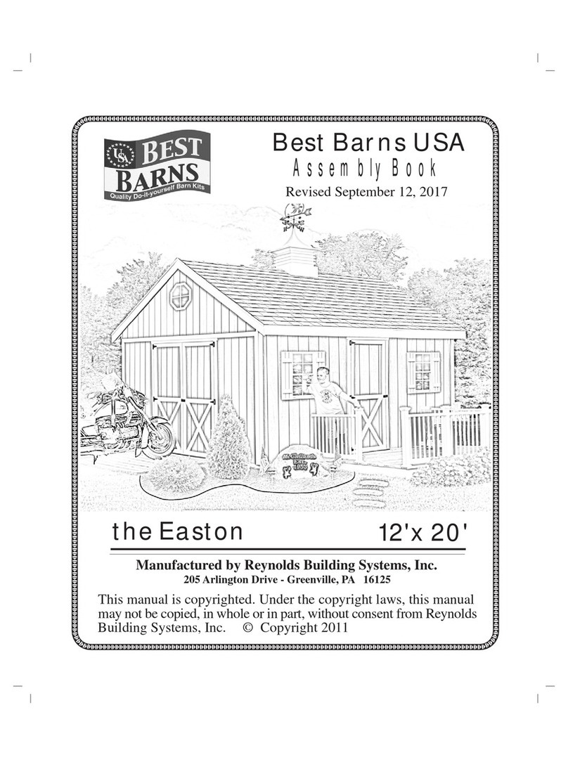 Reynolds Building Systems the Easton Assembly manual Reynolds Building Systems the Easton Assembly manual