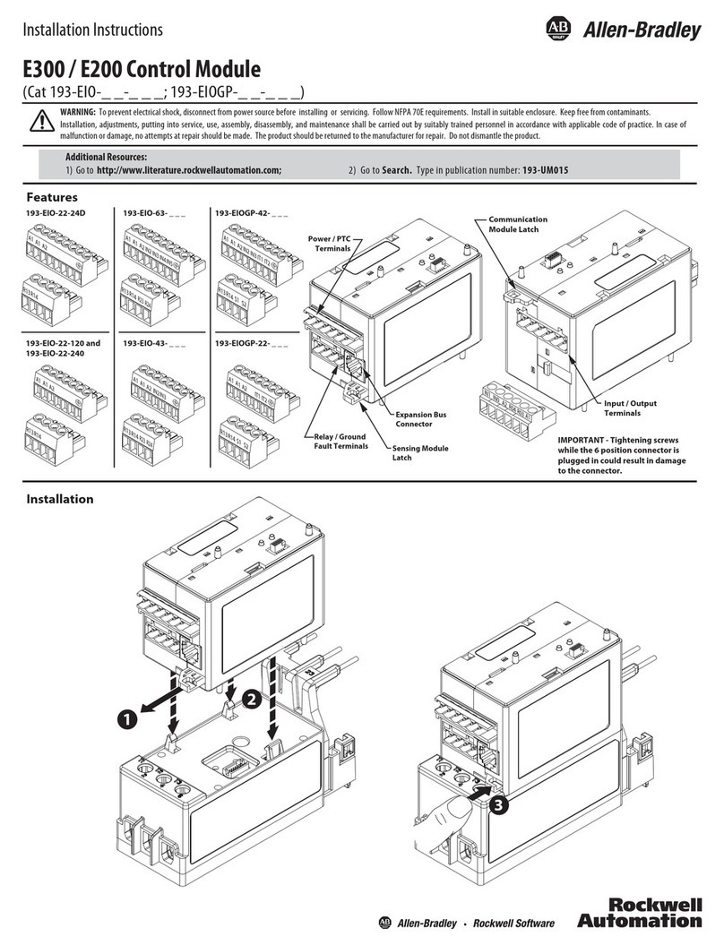 Allen-Bradley E300 User manual