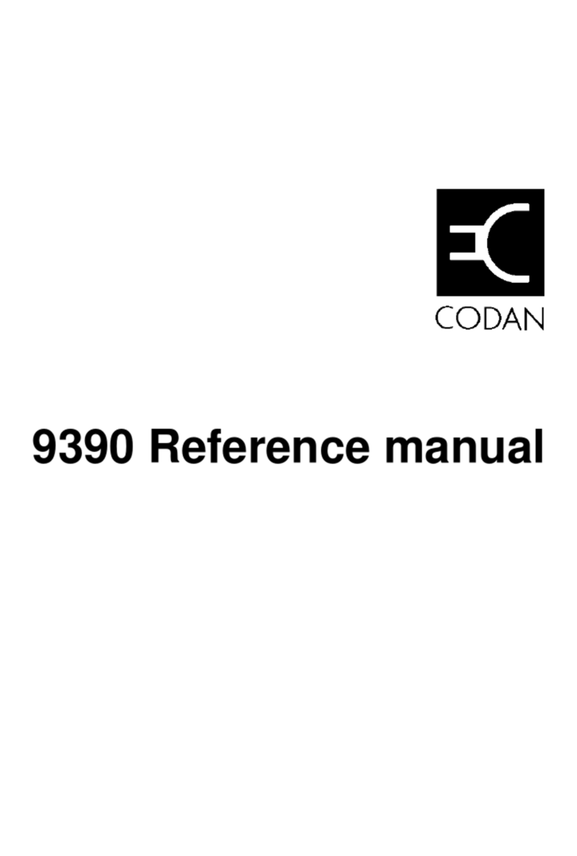 Codan 9390 Reference manual