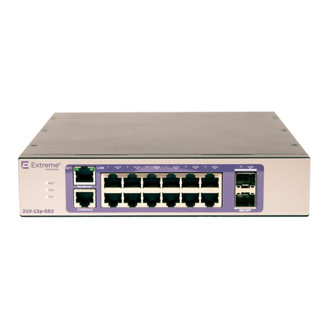 Extreme Networks ExtremeSwitching 210-12t-GE2 Hardware installation guide