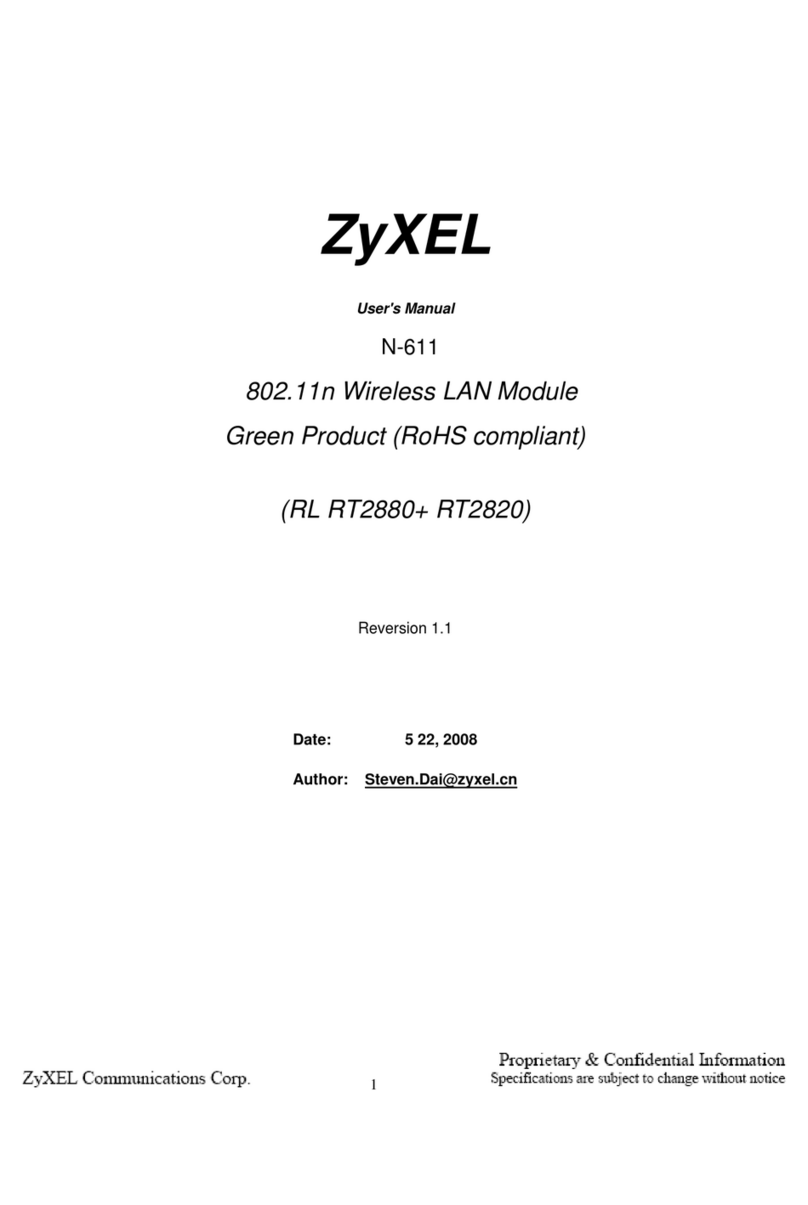 ZyXEL Communications N-611 user manual