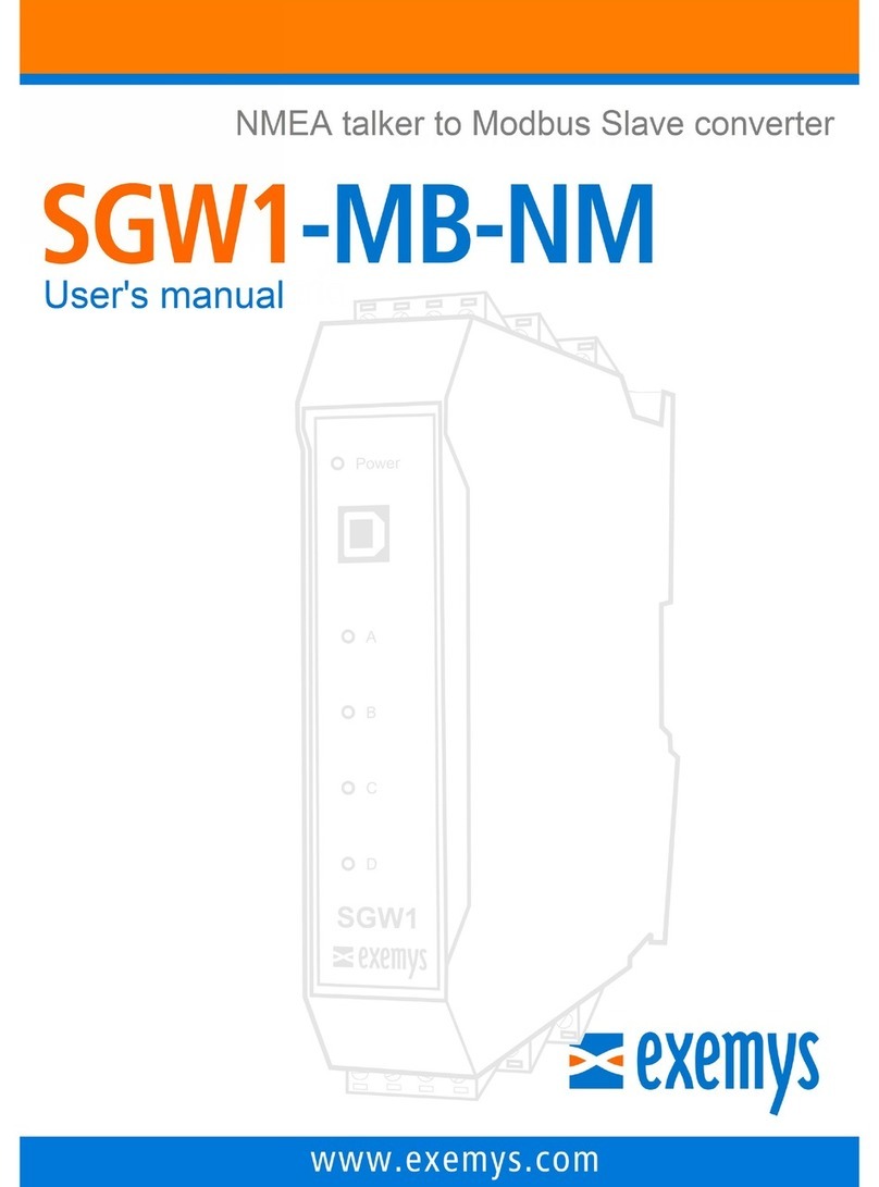 exemys SGW1-MB-NM user manual