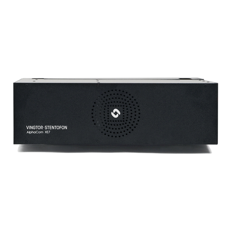 Vingtor Stentofon 1009601002 User manual