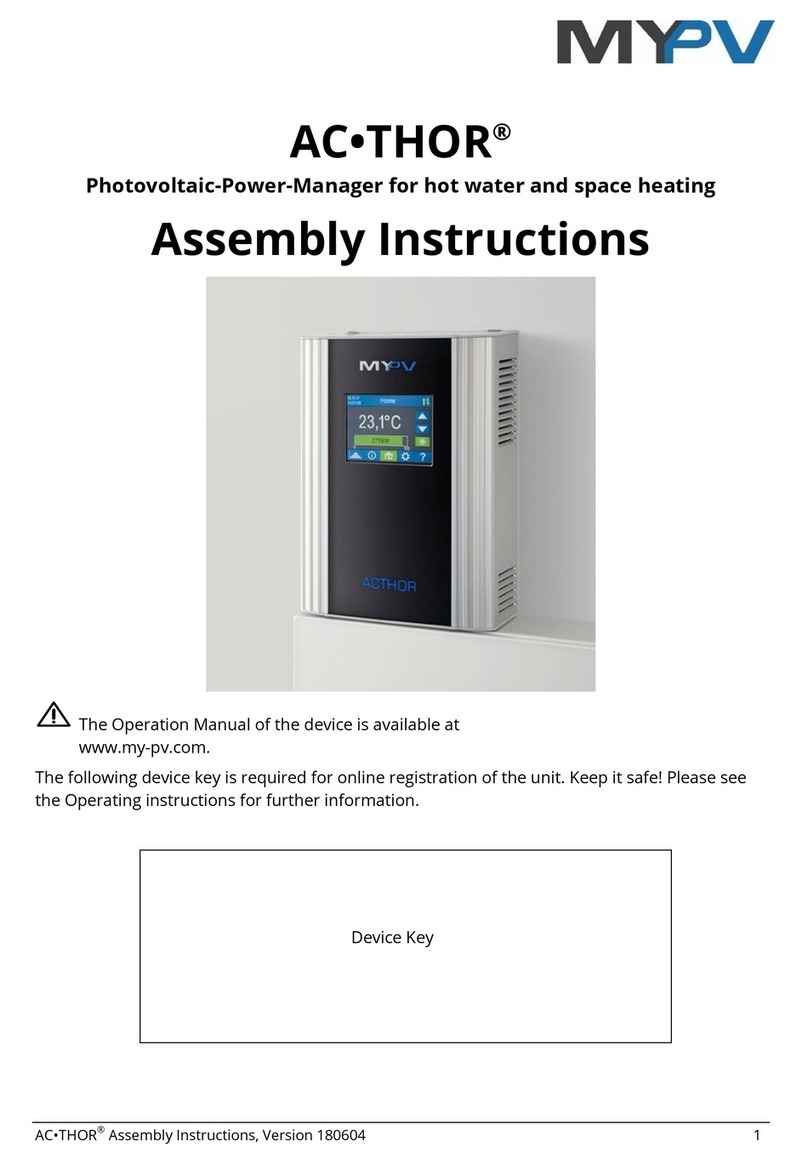 MYPV AC THOR Assembly instructions