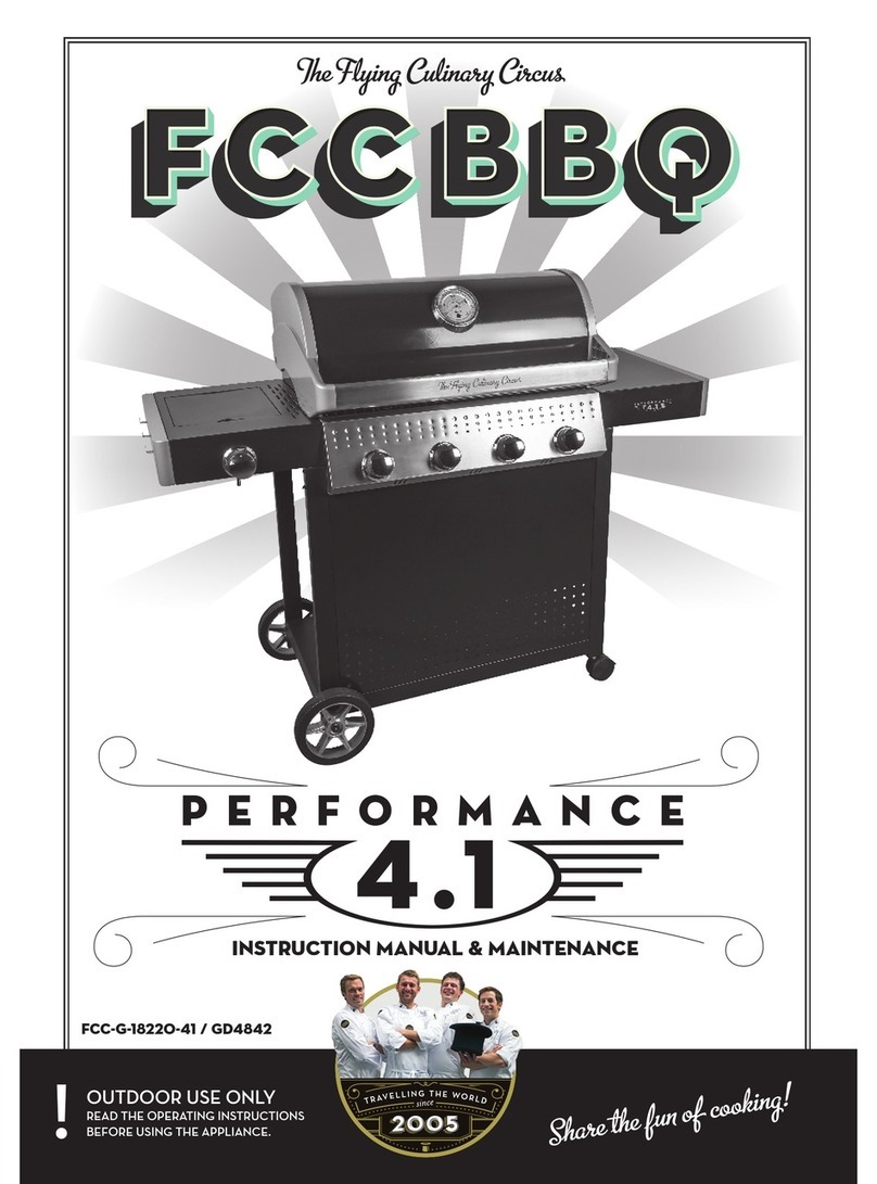 The Flying Culinary Circus PERFORMANCE 4.1 Instruction manual and maintenance
