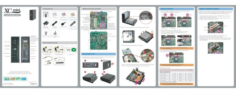 AOpen XC mini Datasheet