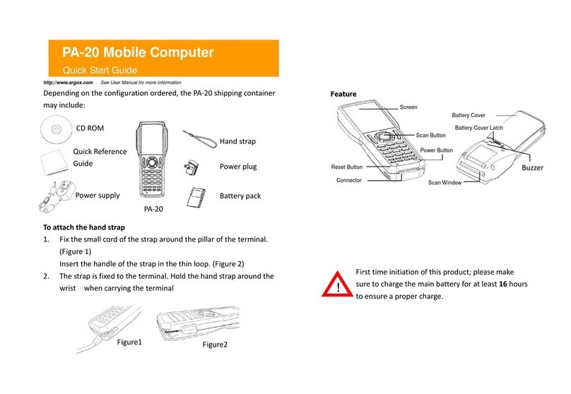 Argox PA-20 User manual