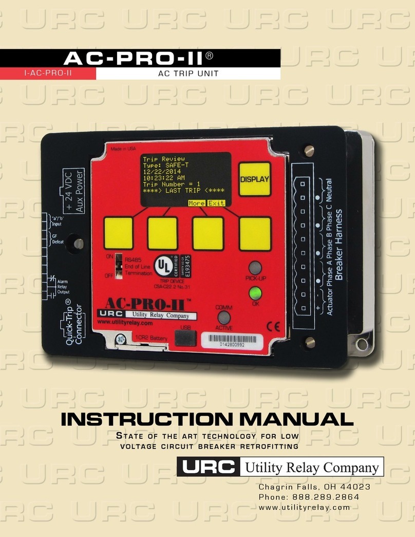 Utility Relay Company AC-PRO-II instruction manual