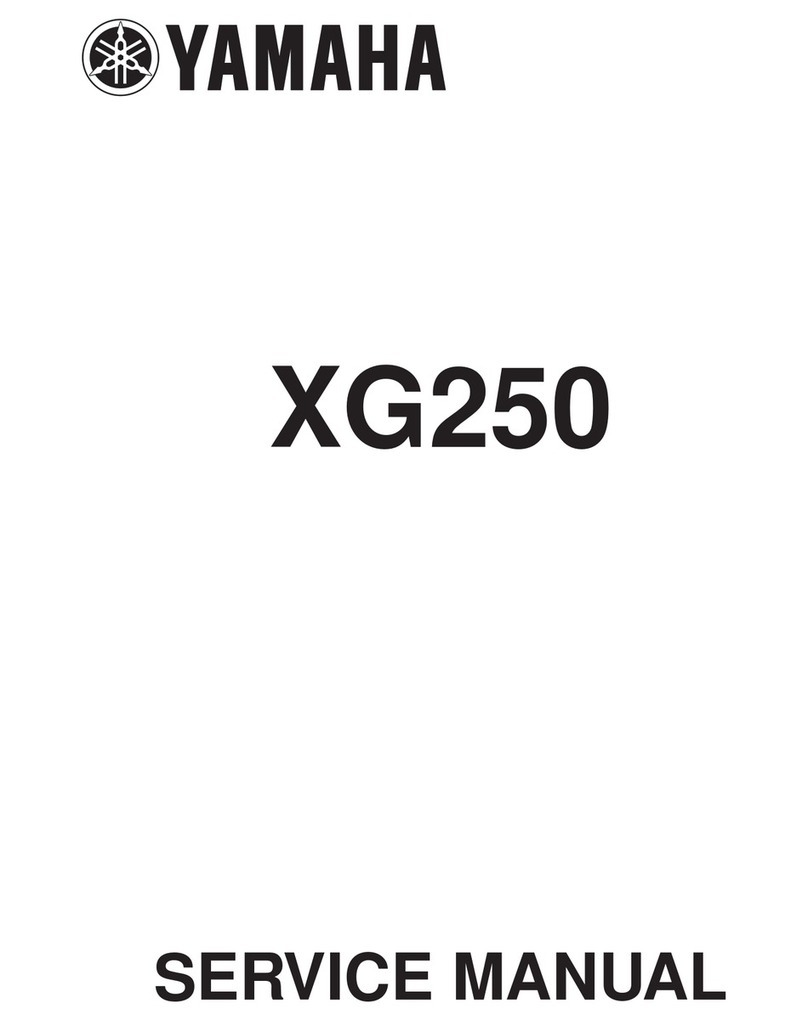 Yamaha XG250 User manual Yamaha XG250 User manual