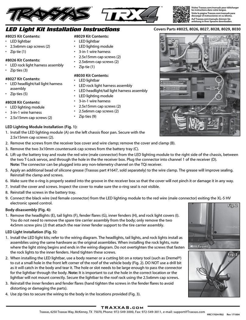 Traxxas TRX4 82056-4 installation instructions