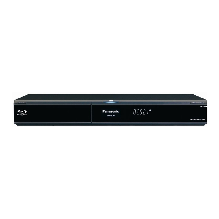Panasonic DMP-BD30 User manual