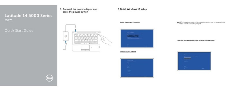 Dell Latitude 14 E5470 User manual
