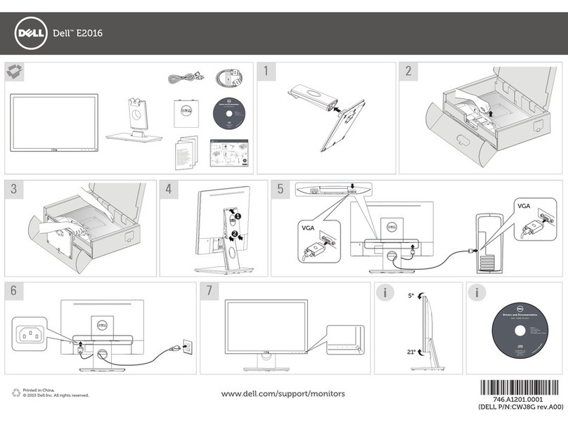 Dell E2016 user manual