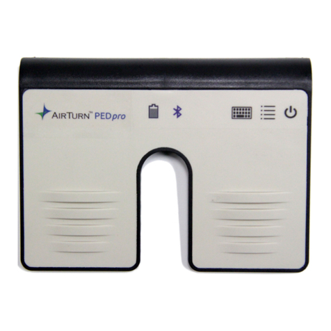 AirTurn PEDpro User manual