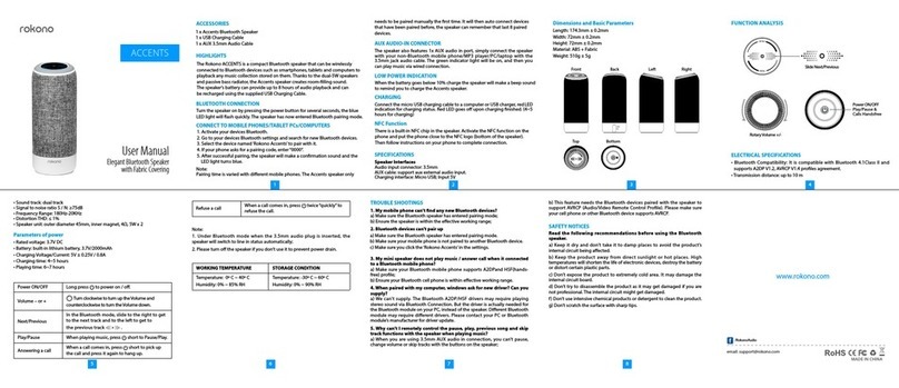rokono ACCENTS user manual