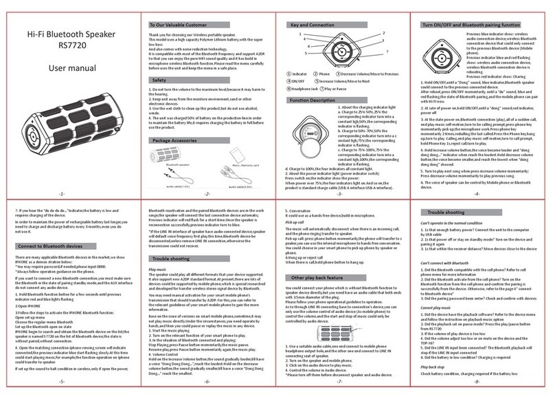 XOOFER Rock 7720 user manual