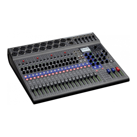 Zoom LiveTrak L-20 quick guide