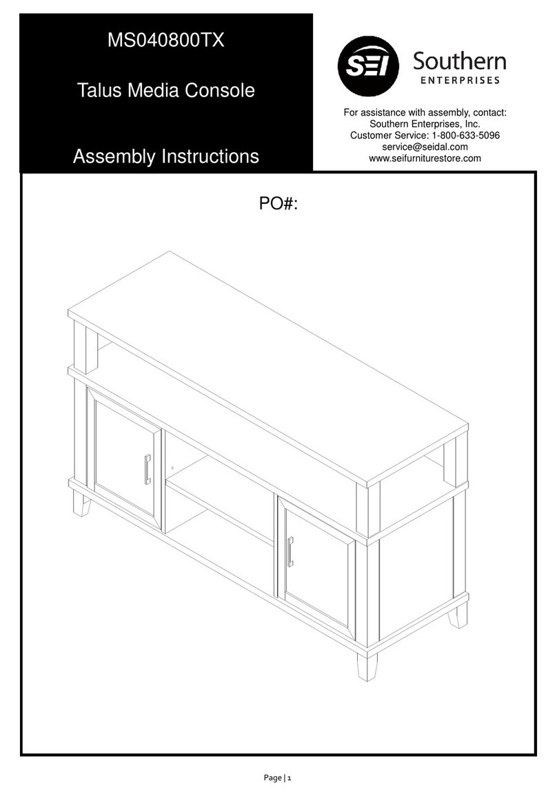 Southern Enterprises Talus MS040800TX Assembly & instruction manual