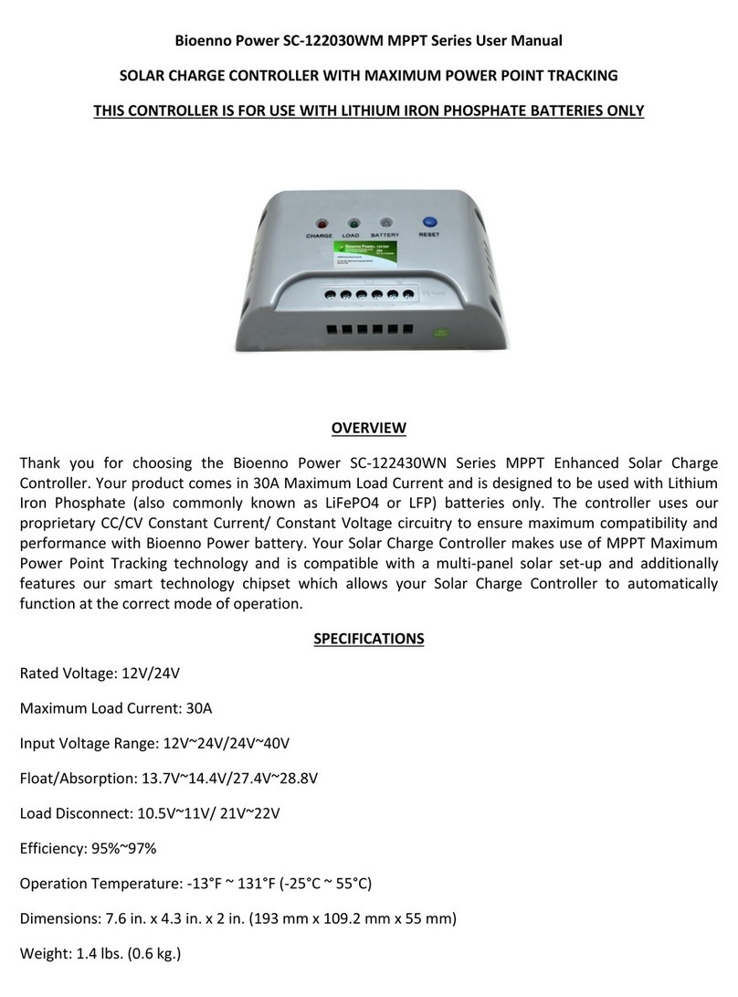 Bioenno Power SC-122030WM series user manual