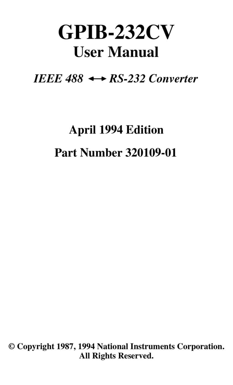 National Instruments GPIB-232CV user manual