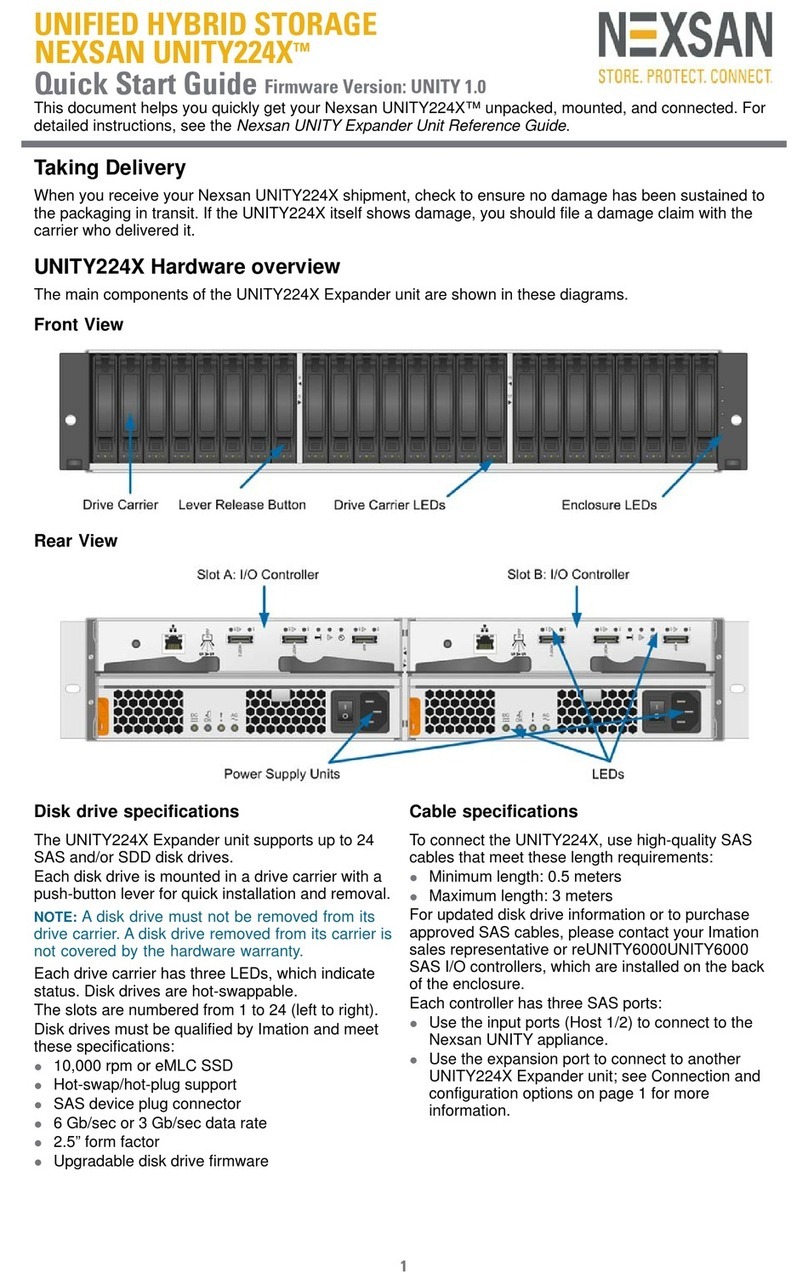 Nexsan UNITY224X User manual