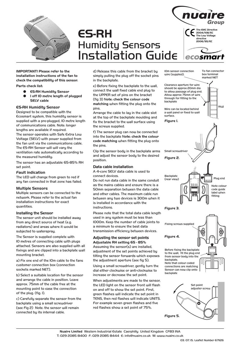 NuAire ES-RH installation guide